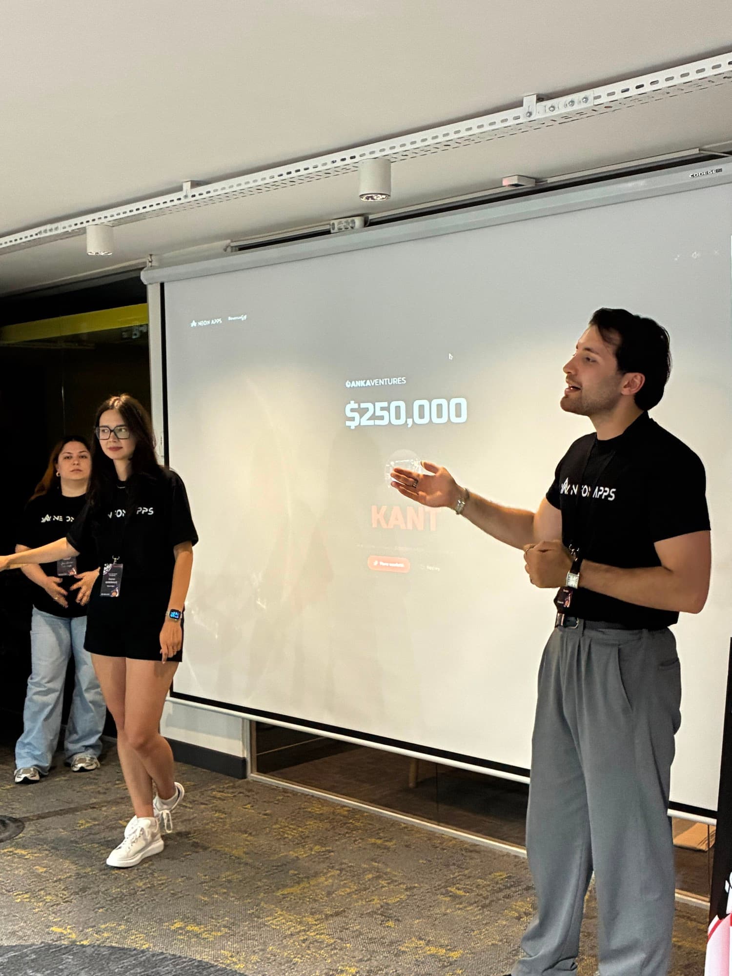 The Kant Labs investment announced on stage at the championship finale