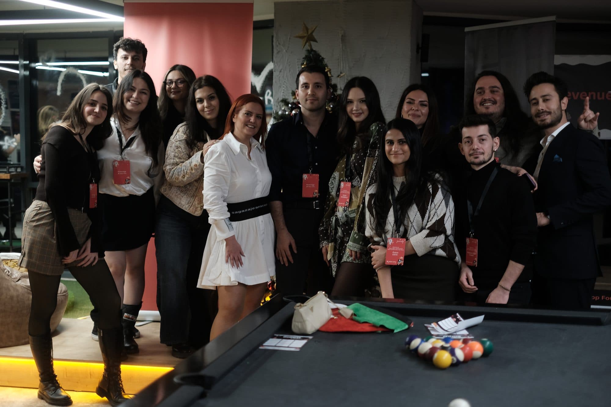 Guests at the Neon Apps and RevenueCat App Founders New Year Party in the Istanbul office, December 2025
