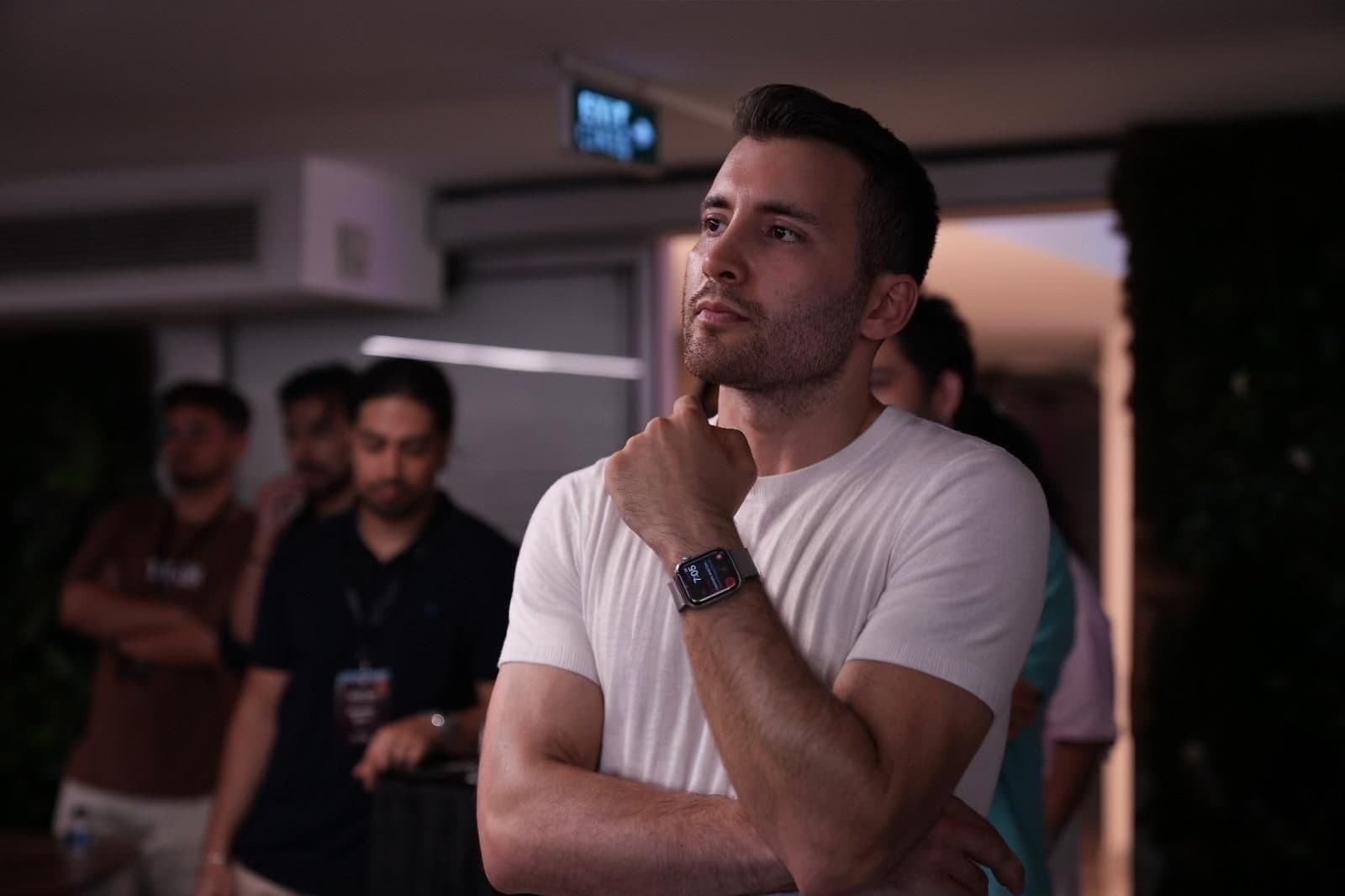 Tyler Blackford, founding partner of Neon Apps, at an app founders event in Istanbul